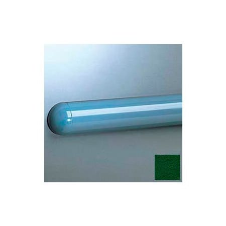 Pawling Accent Rail, Rounded W/Textured Finish, Aluminum Retainer, 2"H x 12'L, Hunter Green EBT-30-12-156